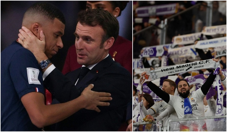 mbappe macron france real madrid afp